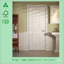 Porta de madeira composta interior aprontada branca